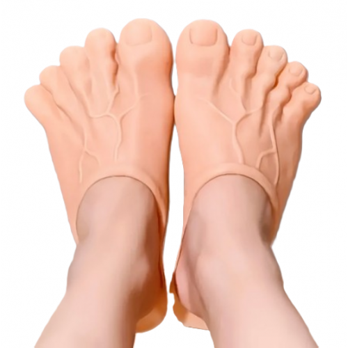 Тапочки Нога человека резиновые (REK-2558)