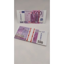 Пачка 500 євро подарункова (прикольні гроші )