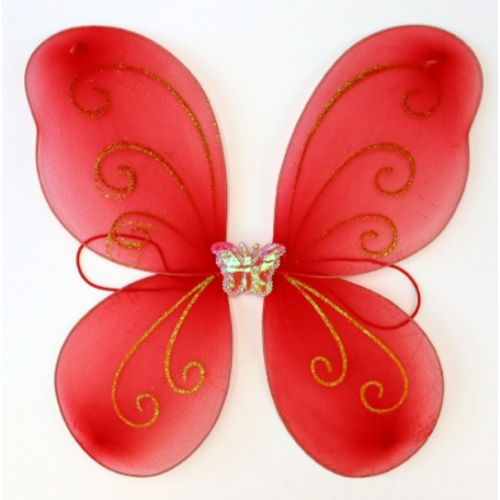 Крила Метелика 40х40см середні (червоні)
