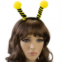 Ободок карнавальный Пчелка на пружинках