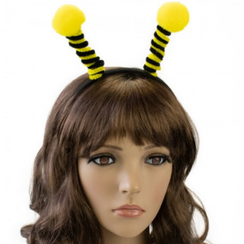 Ободок карнавальный Пчелка на пружинках