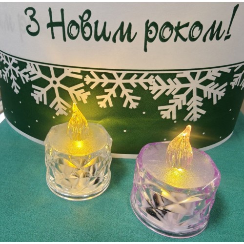 Свічка LED 4х4х5.5см