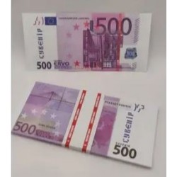 Пачка 500 ЕВРО подарочная ( прикольные деньги )