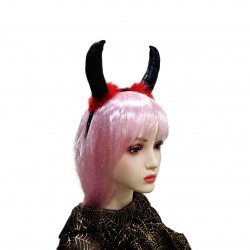 Рога черные с пухом