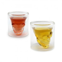 Склянка з подвійними стінками Череп у склянці 70 ml