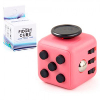 Кубик антистрес Fidget Cube (рожевий з чорним)