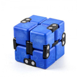 Кубик антистрес Infinity Cube (синій з чорним)