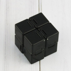 Кубик антистресс Infinity Cube (черный)