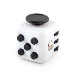 Кубик антистресс Fidget Cube (белый с черным)