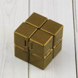 Кубик антистрес Infinity Cube (Золотий)