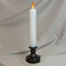 Свічка LED в свічнику L24см (коричневий)