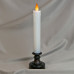 Свічка LED в свічнику L24см (коричневий)
