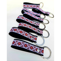 Сувенирные кожаные брелки на ключи с орнаментом, Унисекс (2232) - Автомобильный