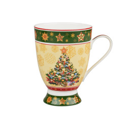 Новогодняя чашка из фарфора "CHRISTMAS COLLECTION" 300МЛ