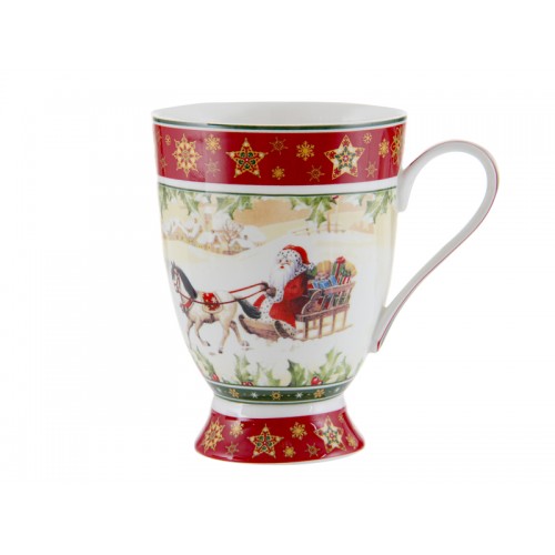 Новогодняя чашка из фарфора "CHRISTMAS COLLECTION" 300МЛ