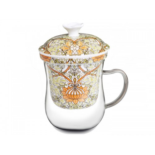 ЧАШКА ЗАВАРОЧНАЯ КОЛЛЕКЦИОННАЯ "УЛ.МОРРИС" 400МЛ