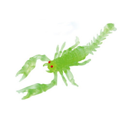 Резиновый скорпион светонакопительный (зеленый)