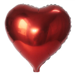 Кулька (45см) Серце (червона)