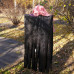 Декор на хэллоуин Смерть (130см) черный с розовым 11676