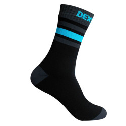 Носки водонепроницаемые Dexshell Ultra Dri Sports, р-р L, с голубой полосой