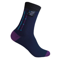 Dexshell Waterproof Ultra Flex Socks XL шкарпетки водонепроникні чорно-фіолетові