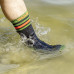 Носки водонепроницаемые Dexshell Ultra Dri Sports, р-р М, с оранжевой полосой