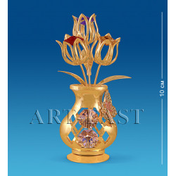 AR-4398/ 1 Фигурка "Декоративная ваза с тюльпанами" с цв.кр. (Юнион)