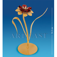 AR-4318/1 Фігурка "Квітка з двома листочками" з цв.кр. (Юніон)
