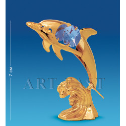 AR-4053/1 Фігурка "Дельфін на хвилі" з цв.кр. (Юніон)