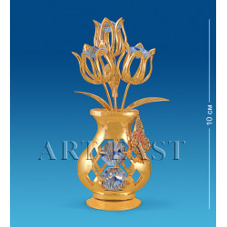 AR-4398 Фигурка "Декоративная ваза с тюльпанами" (Юнион)