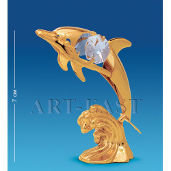 AR-4053 Фигурка "Дельфин на волне" (Юнион)