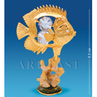 AR-4093 Фигурка на кораллах "Рыбка-Дискус" (Юнион)