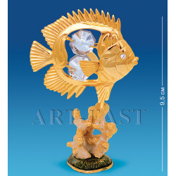 AR-4093 Фигурка на кораллах "Рыбка-Дискус" (Юнион)