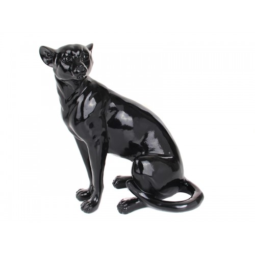 Фигурка декоративная "Пантера" глянцевая 38x31см 192-161