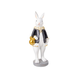 Фігурка декоративна "Кролик з кошиком" 7x7x20, 5см 192-238