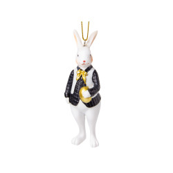 Фігурка декоративна "Кролик у фраку" 10см 192-252