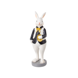 Фігурка декоративна "Кролик у фраку" 7x7x20,5см 192-239