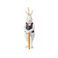 Фігурка декоративна "Кролик з тростиною" 10см 192-248