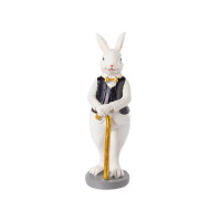 Фігурка декоративна "Кролик з тростиною" 5,5x5,5x15см 192-242