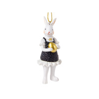 Фігурка декоративна "Кролик у сукні" 10см 192-250