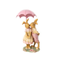 Фігурка декоративна "Пара кроликів" 19,5см 192-214