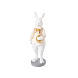Фігурка декоративна "Кролик у фраку" 10x8x25, 5см 192-241