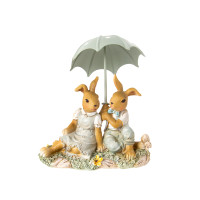 Фігурка декоративна "Пара кроликів" 14см 192-215
