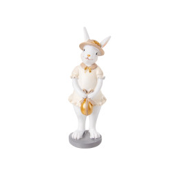 Фігурка декоративна "Кролик у сукні" 5,5x5,5x15см 192-231
