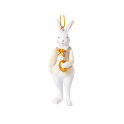 Фігурка декоративна "Кролик у фраку" 10см 192-254