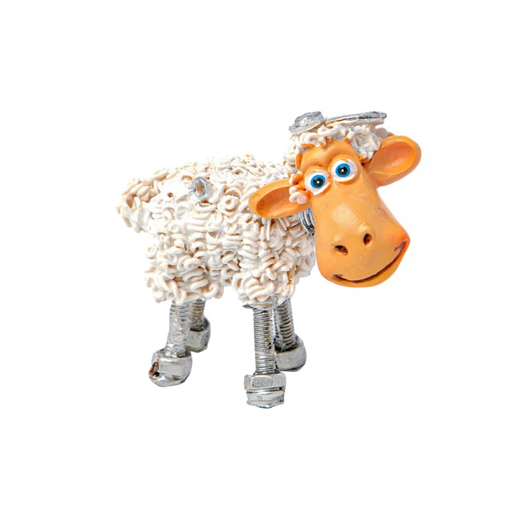 Фигурка декоративная "Овечка" 7х3х6см 450-419