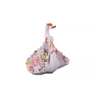 Фігурка декоративна "Лебідь з квіткою" 22см 170-184