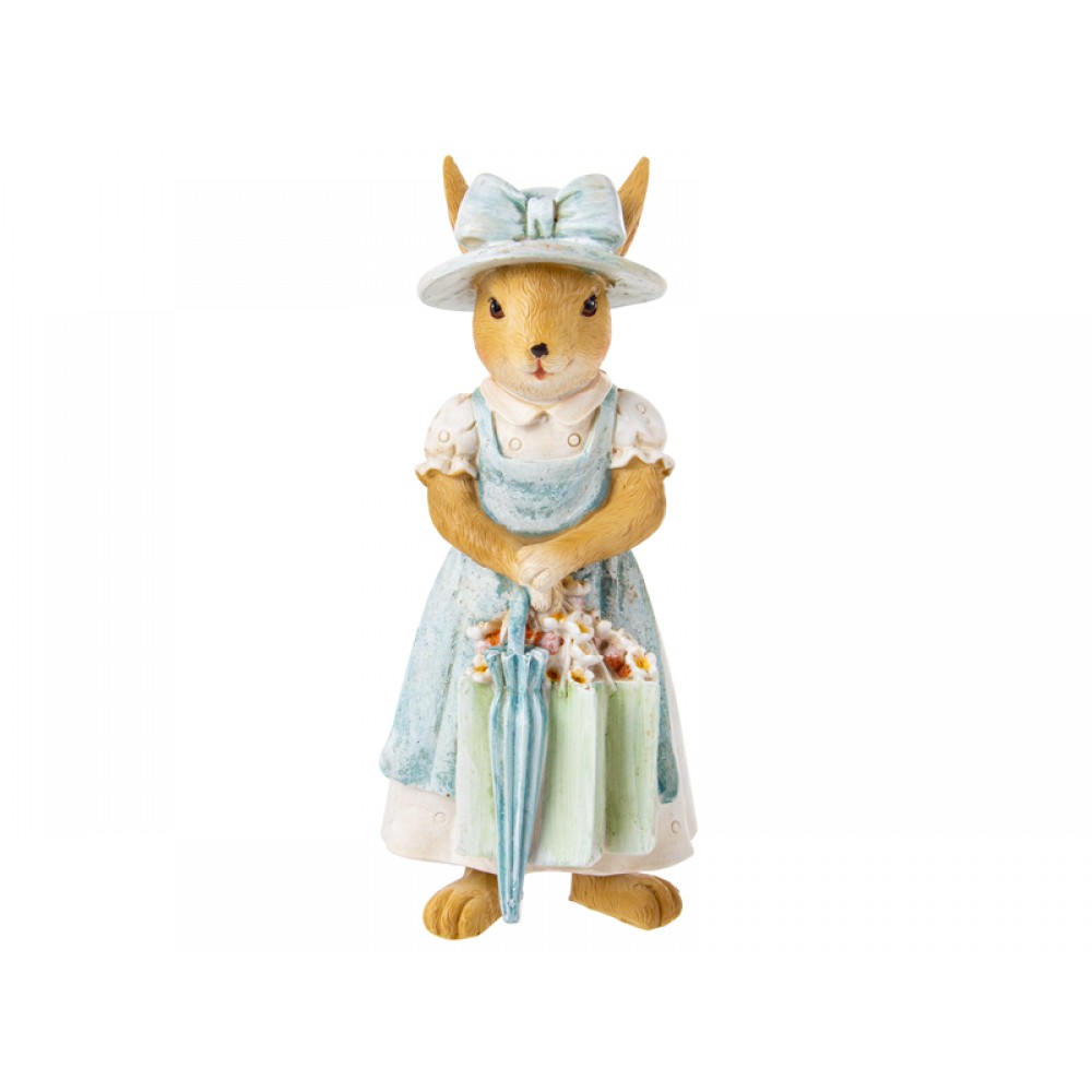Фигурка декоративная "Леди кролик" 18,5см 192-220