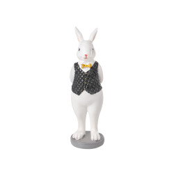 Фігурка декоративна "Кролик у фраку" 7x7x20,5см 192-246