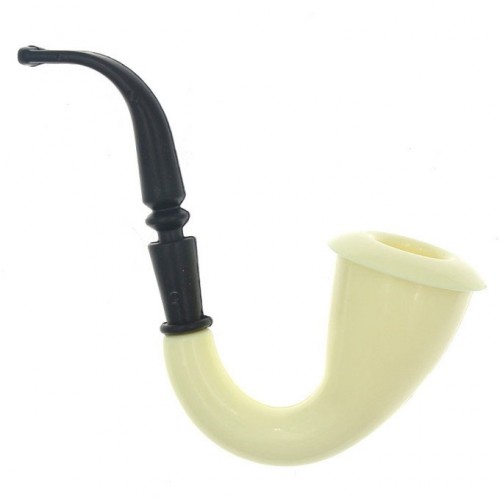 Гангстерская трубка для вечеринки 1920-х, декоративная курительная трубка, цвет айвори